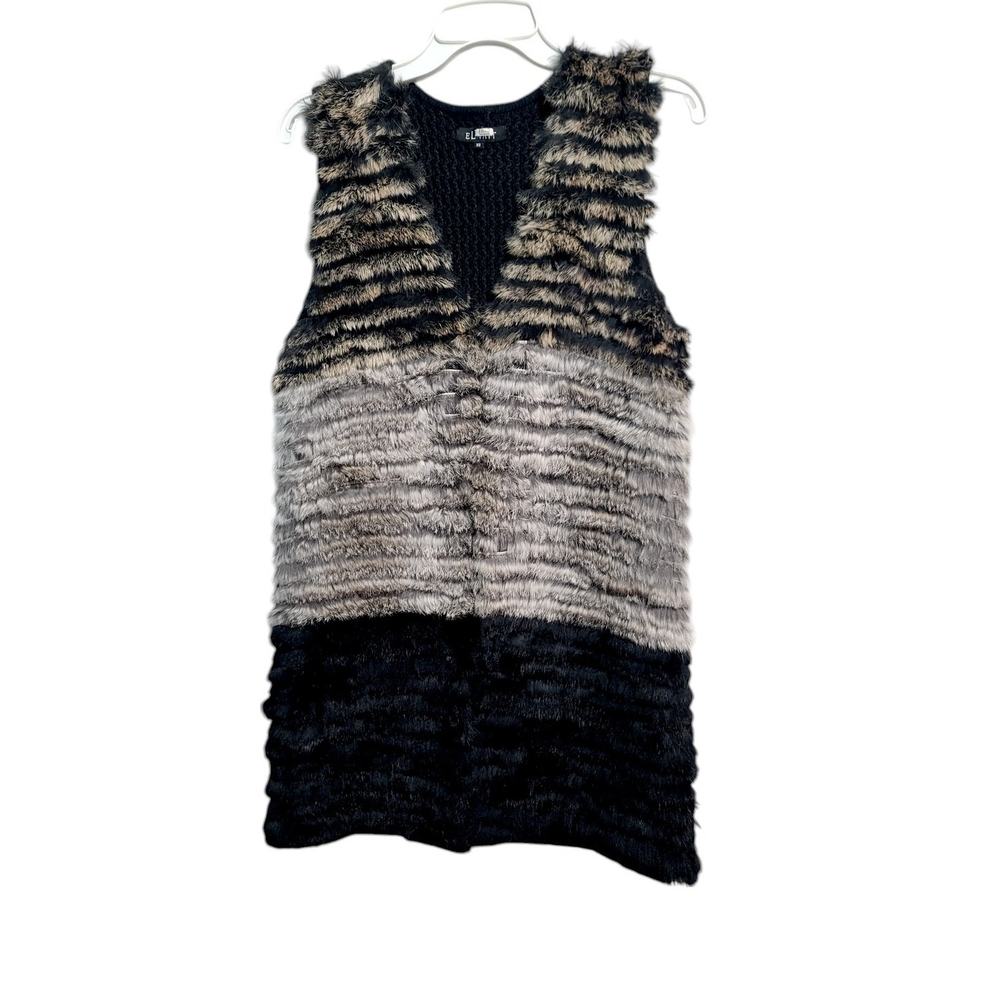 ELLIATT Tucker Rabbit Fur Vest - Picture 3 of 5